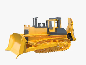 Bulldozer multiusos ChTZ 10M Modelo 3D