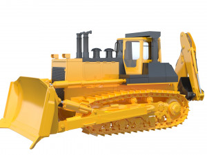 Multi Purpose Bulldozer ChTZ 10M 3D मॉडल