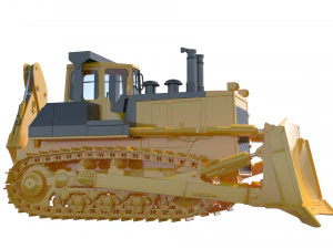 Multi Purpose Bulldozer ChTZ 10M 3D Model
