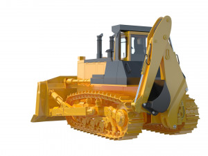 Multi Purpose Bulldozer ChTZ 10M 3D मॉडल