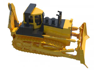 Multi Purpose Bulldozer ChTZ 10M 3D Model