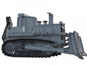Multi Purpose Bulldozer ChTZ 10M 3D मॉडल