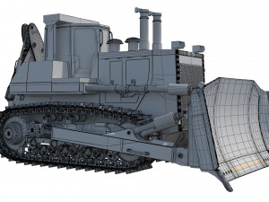 Multi Purpose Bulldozer ChTZ 10M 3D मॉडल