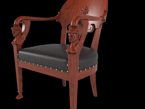 Gambs Chair by Heinrich Daniel Gambs 3D Model