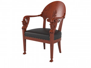Gambs Chair by Heinrich Daniel Gambs 3D Model