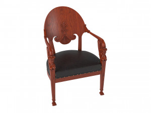 Gambs Chair by Heinrich Daniel Gambs 3D Model