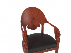 Gambs Chair by Heinrich Daniel Gambs 3D Model