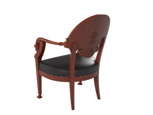 Gambs Chair by Heinrich Daniel Gambs 3D Model