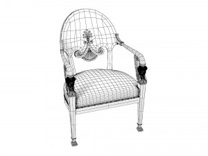 Gambs Chair by Heinrich Daniel Gambs 3D Model