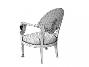 Gambs Chair by Heinrich Daniel Gambs 3D Model