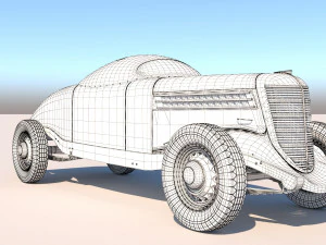 Gaz Gl1 Sport car 3D Model