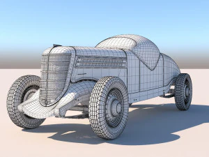 Gaz Gl1 Sport car 3D Model