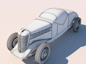 Gaz Gl1 Sport car 3D Model