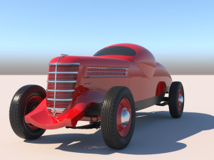 Gaz Gl-1 Sport Car Modelo 3D