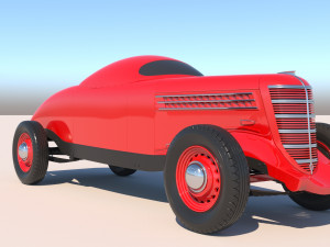 Gaz Gl-1 Sport Car 3D Modell