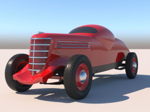 Gaz Gl-1 Sport Car 3D Modell