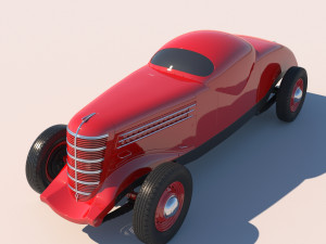 Gaz Gl-1 Sport Car 3D Modell