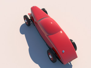Gaz Gl-1 Sport Car 3D Modell