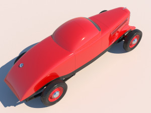 Gaz Gl-1 Sport Car 3D Modell