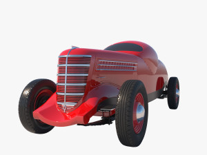 Gaz Gl-1 Sport Car 3D Model