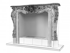 Classic Fireplace Modelo 3D
