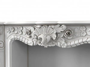 Classic Fireplace 3D Model