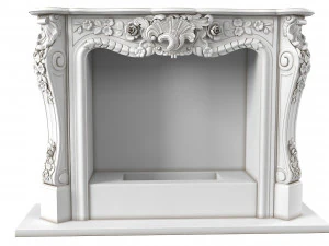 Classic Fireplace 3D Model
