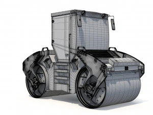 Rullo per asfalto Modello 3D