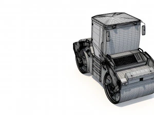 Rullo per asfalto Modello 3D