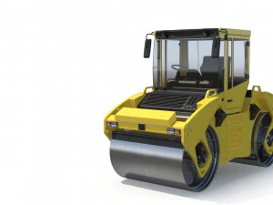 Rullo per asfalto Modello 3D