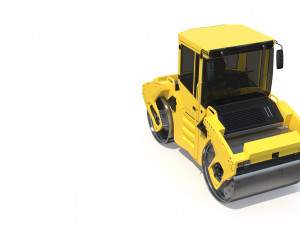Asphalt Roller 3D Model