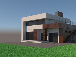 Modern House 3D Модель