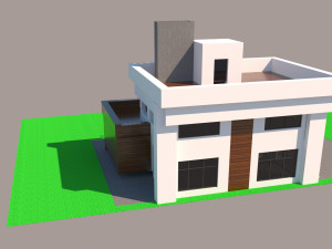 Modern House 3D Модель