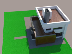 Modern House 3D Модель