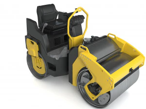 Asfalt Roller 3D Model