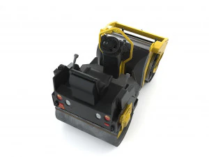 Asfalt Roller 3D Model