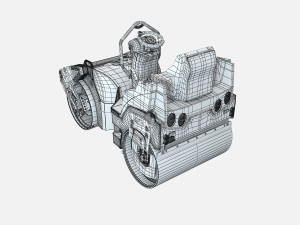 Asfalt Roller 3D Модель