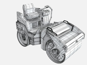 Asfalt Roller 3D Модель