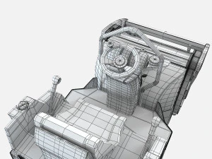 Asfalt Roller 3D Model