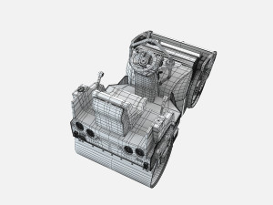 Asfalt Roller 3D Модель