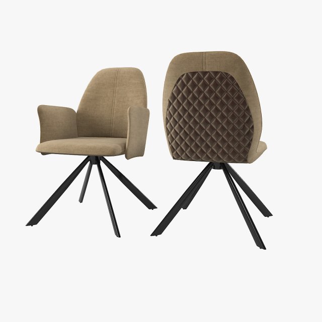 Robin swivel Chairs set 3D Model .c4d .max .obj .3ds .fbx .stl .blend 