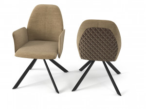 Robin swivel Chairs set 3D Model