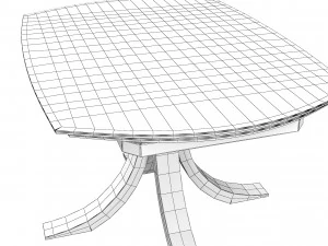 Loft Dining Table 3D Model