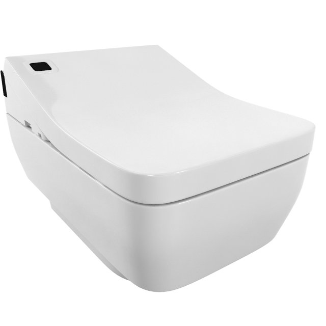 TOTO Washlet SG wall mounted toilet Model 3D .c4d .max .obj .3ds .fbx .stl .blend 