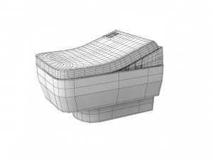 TOTO Washlet SG wall mounted toilet Model 3D