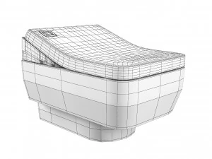 TOTO Washlet SG wall mounted toilet 3D Model
