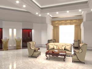 Model of the Entrance Hall Model 3D
