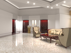 Model of the Entrance Hall Model 3D