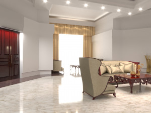 Model of the Entrance Hall Model 3D