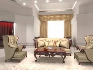 Model of the Entrance Hall Model 3D